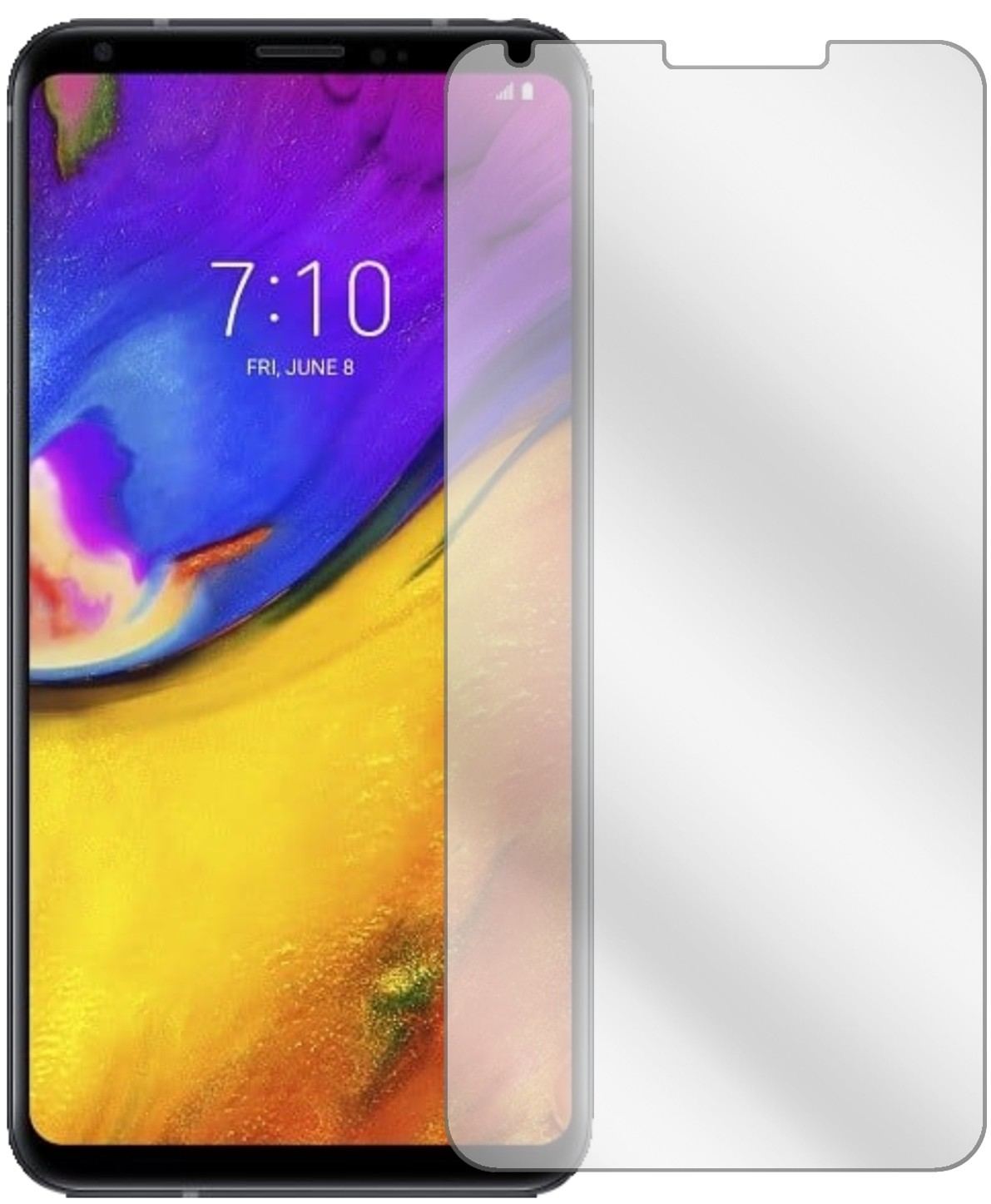6x Schutzfolie klar für LG V35 ThinQ Display-Schut (2)