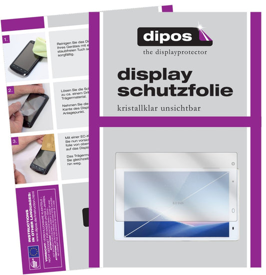 2x Schutzfolie klar für Lenovo Xiaoxin TB 8804F Di (1)