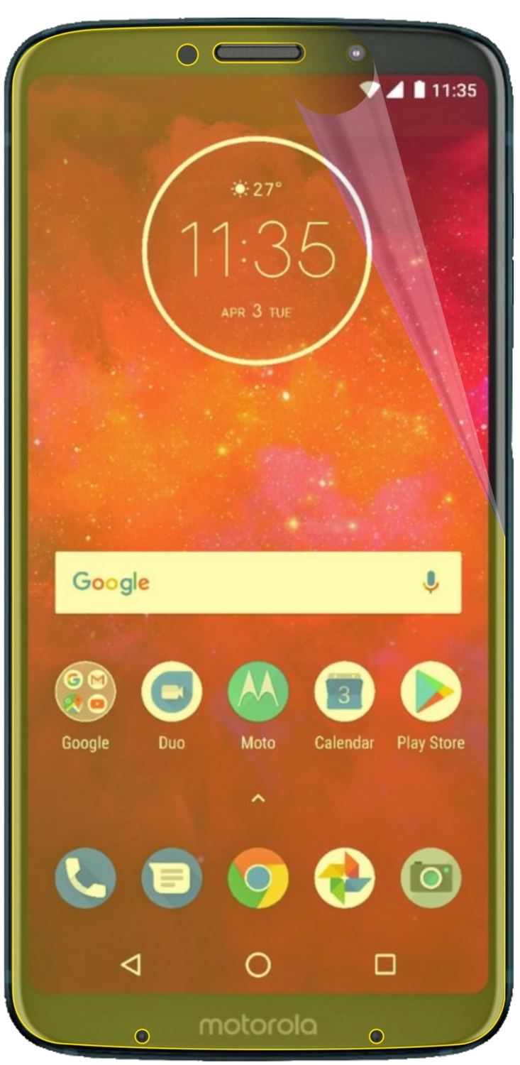 3x 3D Full Cover Schutzfolie für Motorola Moto Z3  (3)