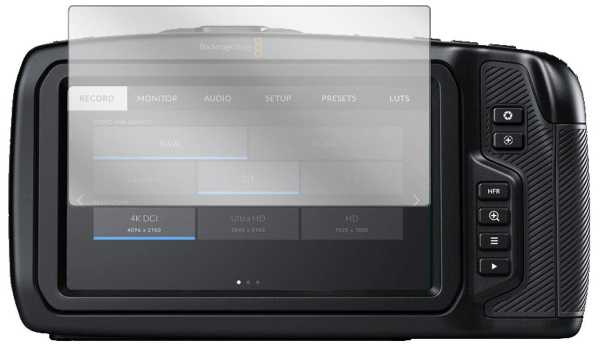 5x Schutzfolie klar für Blackmagic Pocket Cinema 4 (1)