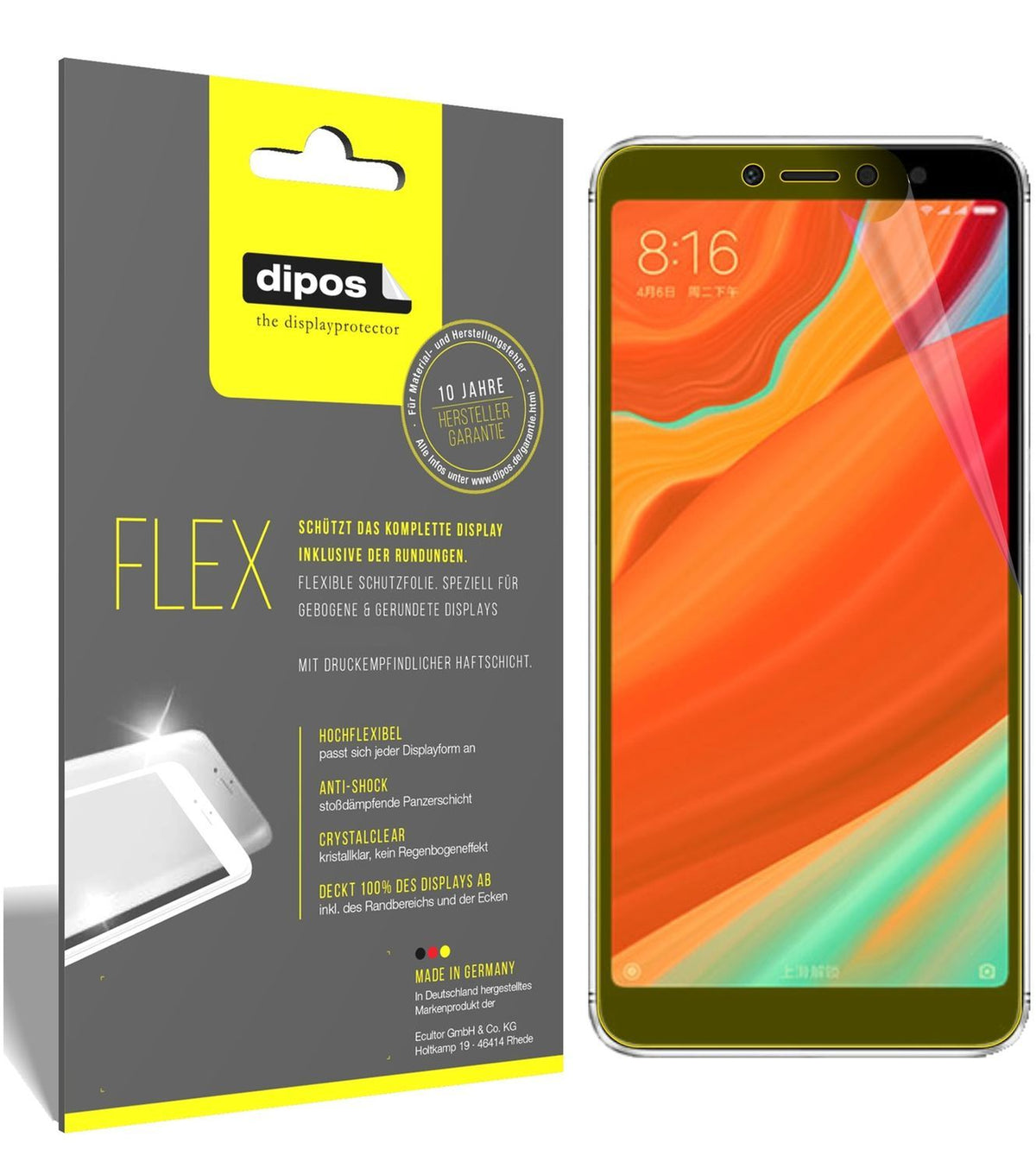 3x 3D Full Cover Schutzfolie für Xiaomi Redmi Y2 (1)