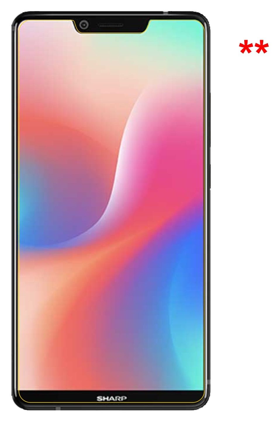 2x Schutzfolie matt für Sharp Aquos S3 High Editio (6)