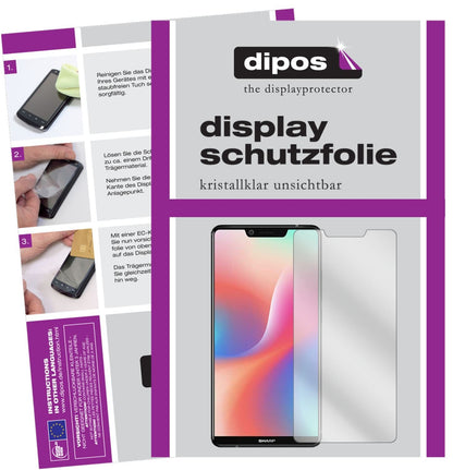 2x Schutzfolie klar für Sharp Aquos S3 High Editio (1)