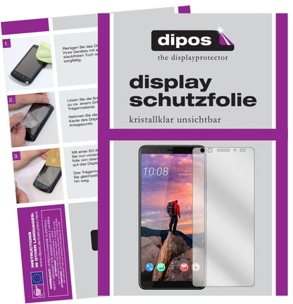 1x Schutzfolie klar für HTC U12 Plus Display-Schut (2)
