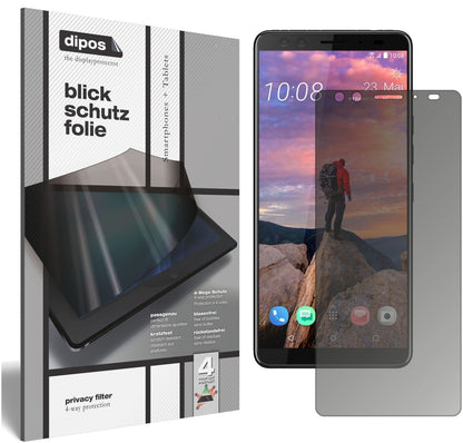 Blickschutzfolie für HTC U12 Plus matt Schutzfolie (1)