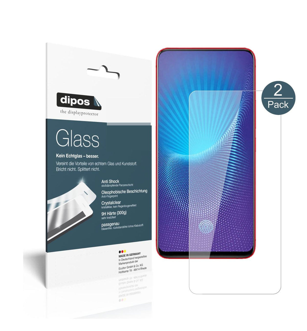 2x 9H Schutzfolie für Vivo NEX S Panzerfolie (1)