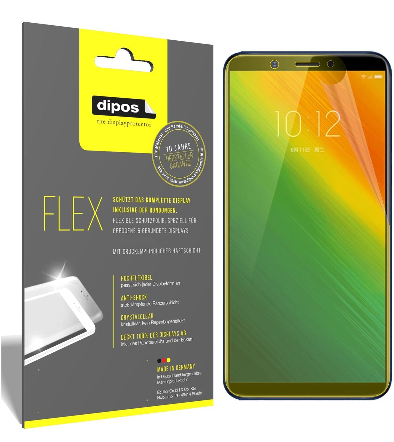 3x 3D Full Cover Schutzfolie für Lenovo K5 Note 20 (1)