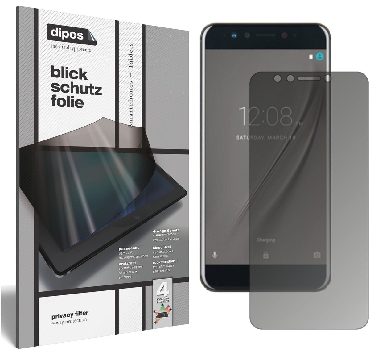 Blickschutzfolie für Gome K1 matt Schutzfolie Priv (1)