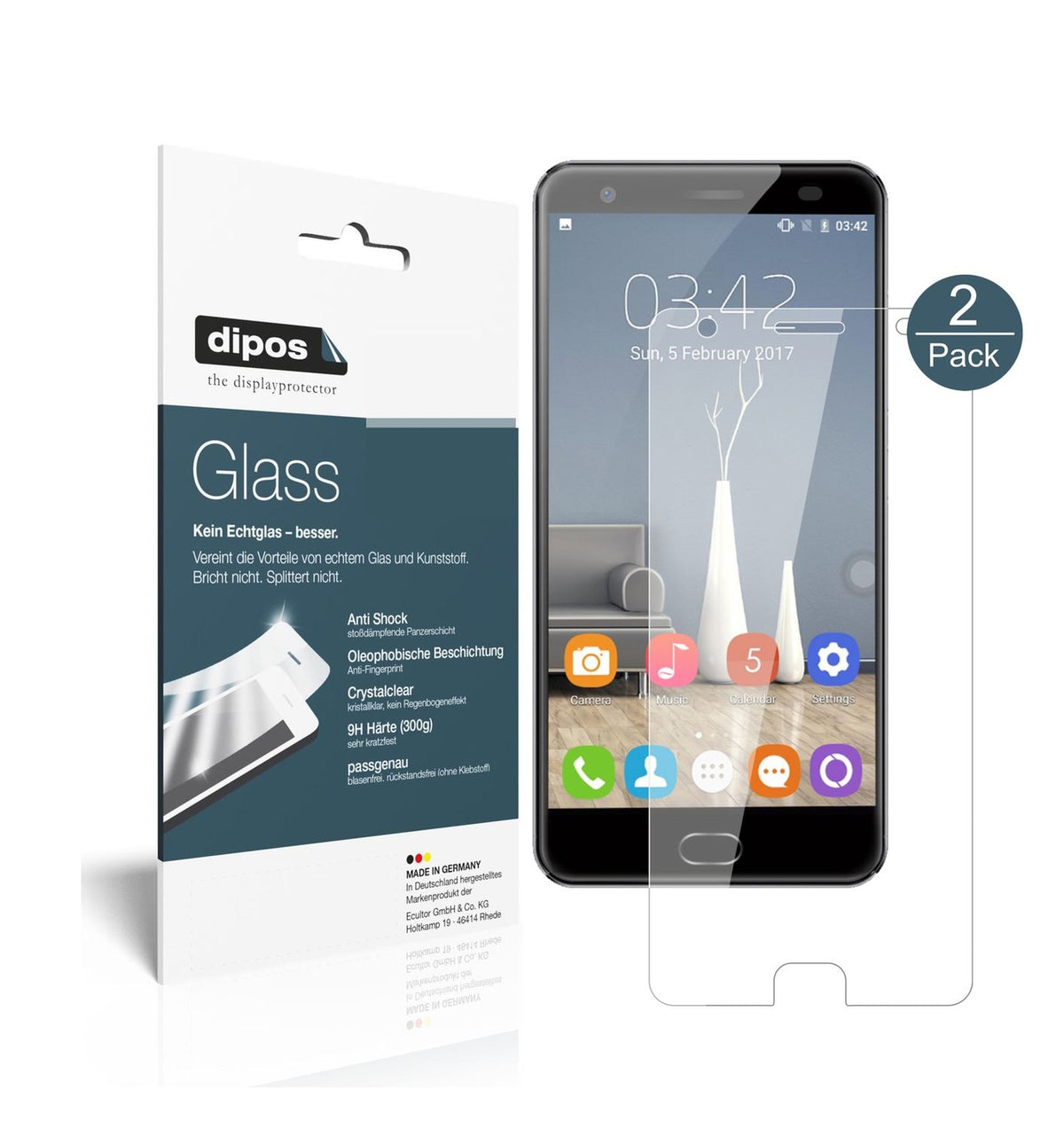 2x 9H Schutzfolie für Oukitel OK6000 Plus Panzerfo (1)