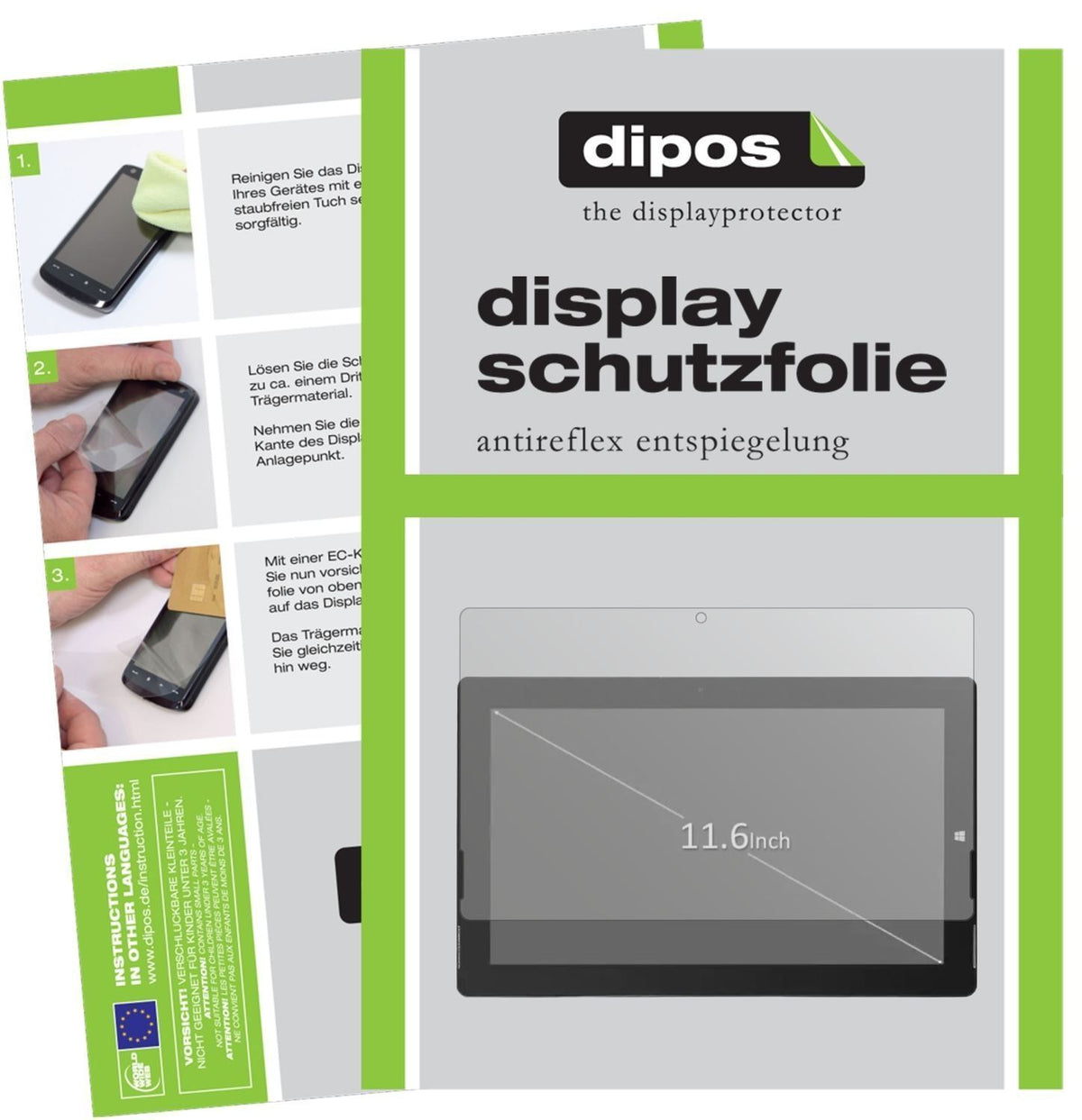 2x Schutzfolie matt für Jumper Ezpad 6 Plus Displa (1)