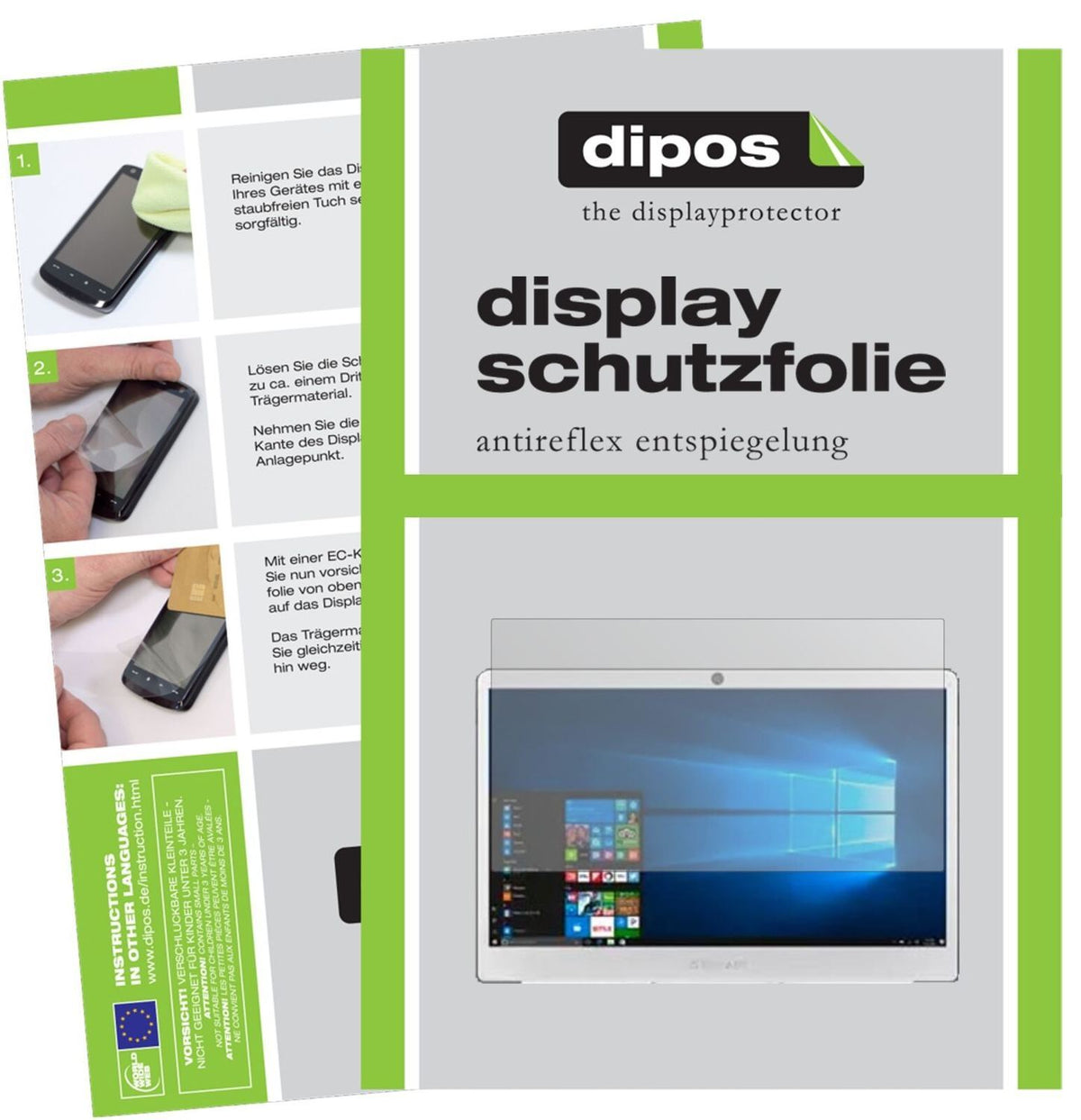 1x Schutzfolie matt für Teclast Tbook F7 Display-S (2)