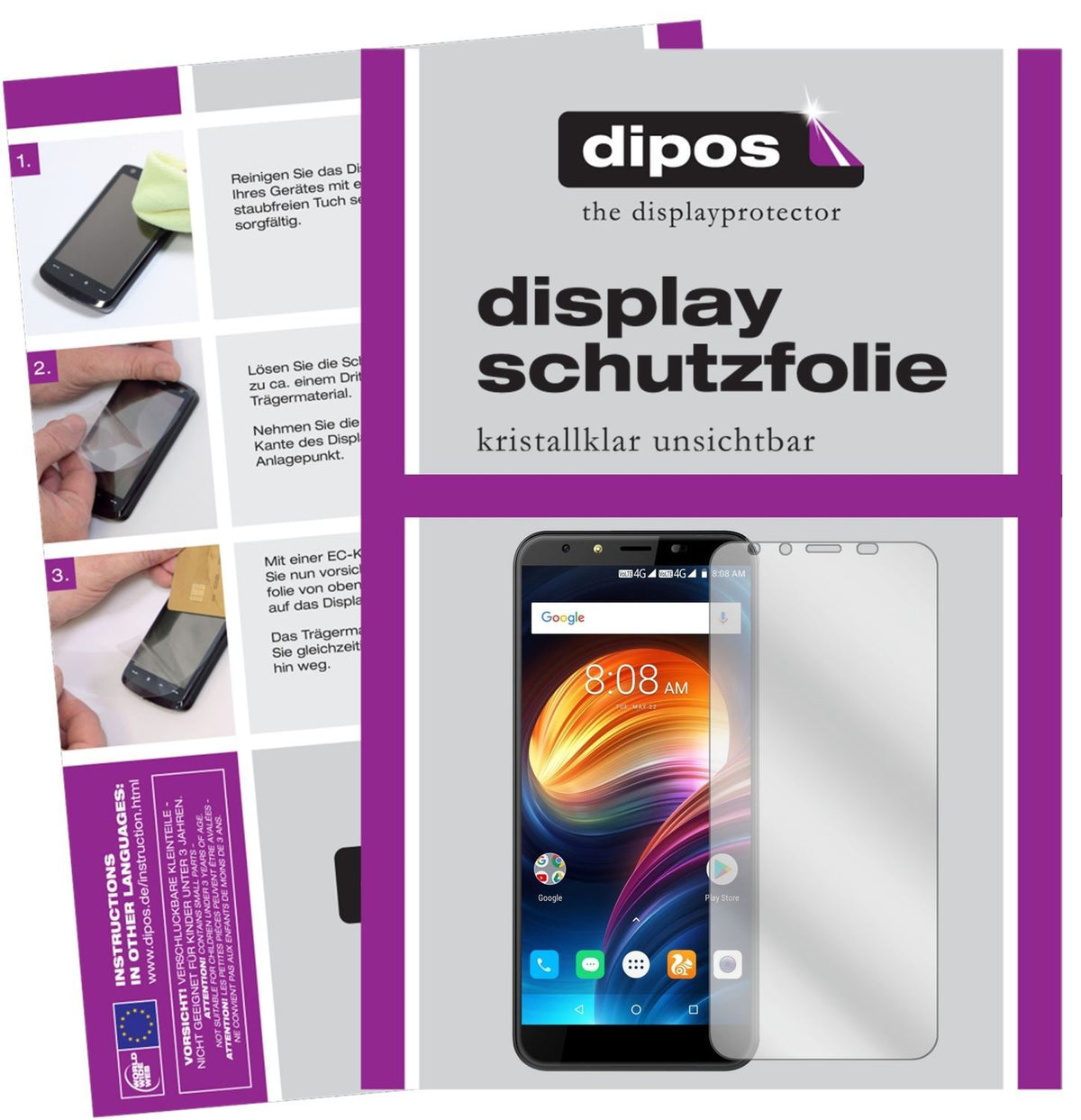 2x Schutzfolie klar für iVooMi i2 Display-Schutzfo (1)