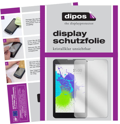 2x Schutzfolie klar für Pixus Touch 7 3G Display-S (1)