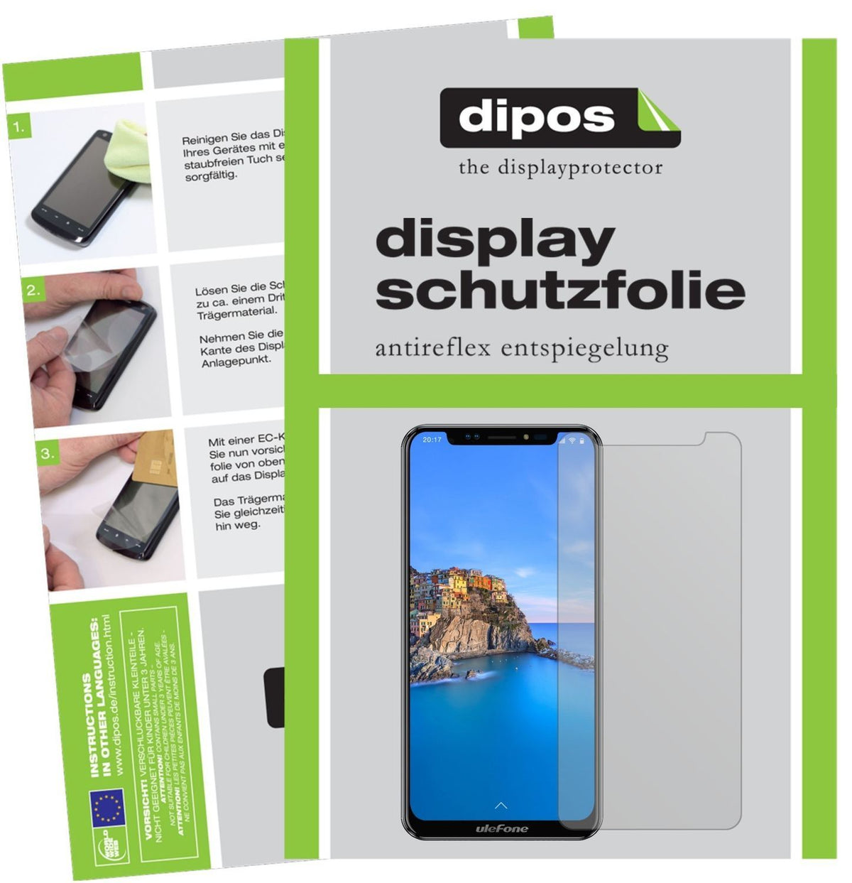 2x Schutzfolie matt für Ulefone X Display-Schutzfo (1)