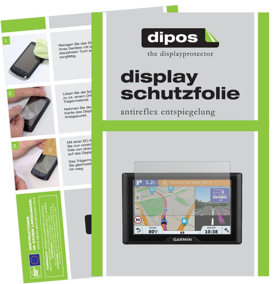 3x Schutzfolie matt für Garmin Drive 5S CE Display (1)