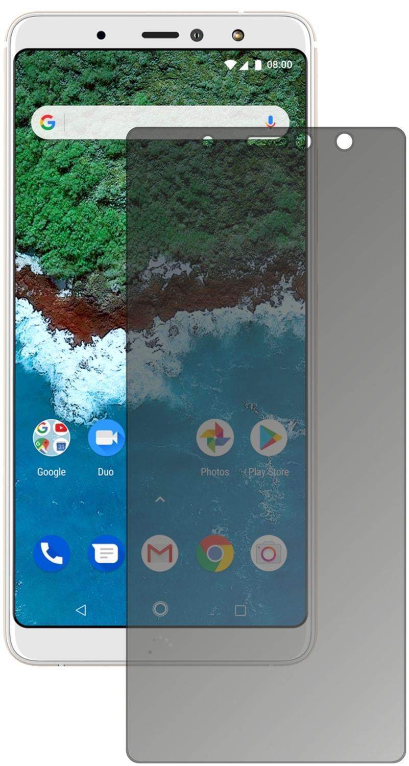 Blickschutzfolie für BQ Aquaris X2 Pro matt Schutz (2)