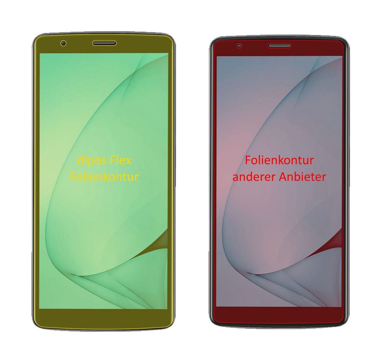 3x 3D Full Cover Schutzfolie für Blackview A20 (2)