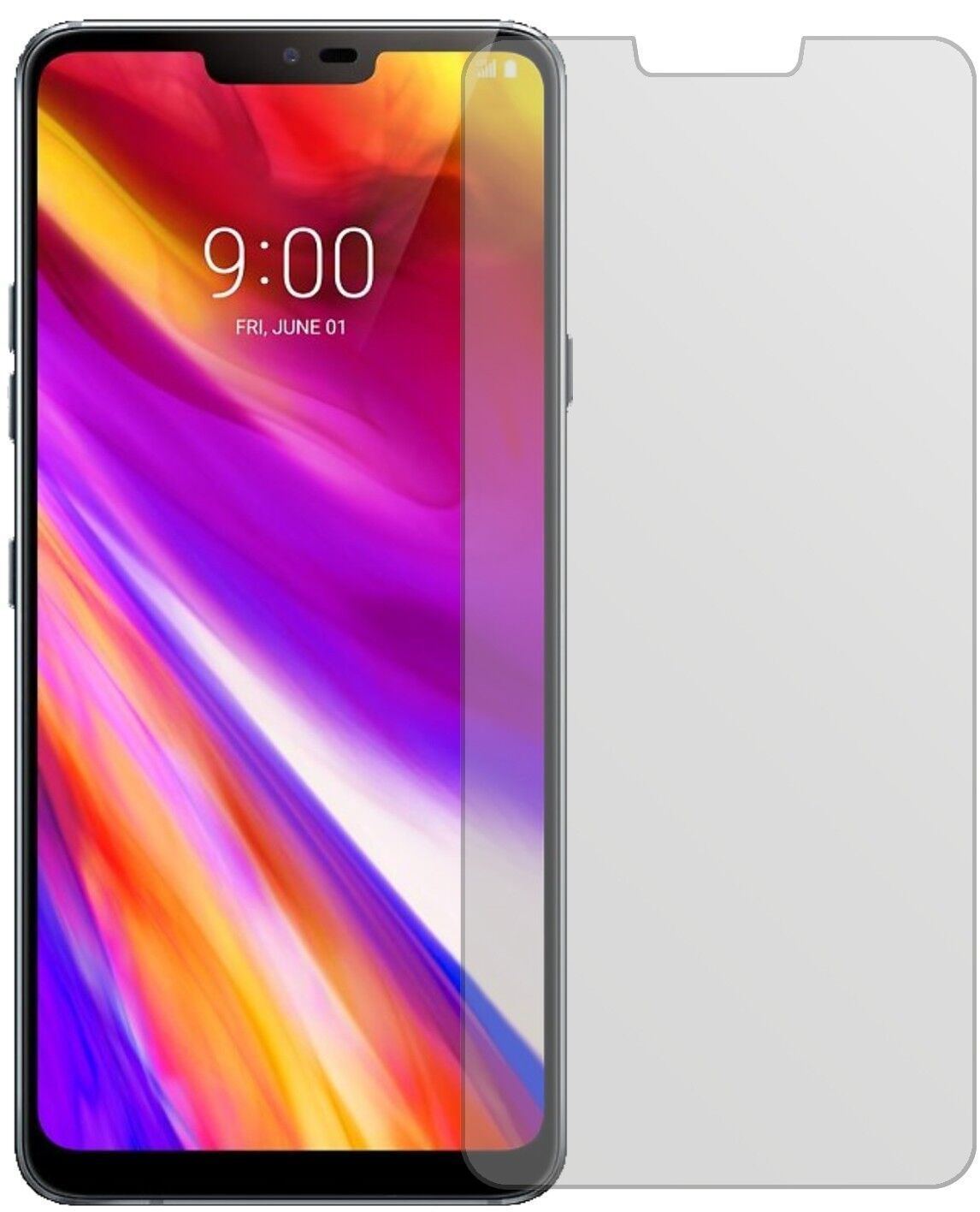 5x Schutzfolie matt für LG G7 ThinQ Display-Schutz (1)