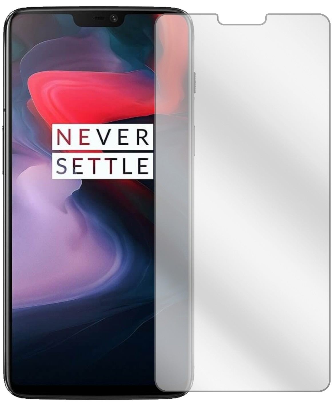 2x Schutzfolie klar für OnePlus 6 Display-Schutzfo (2)