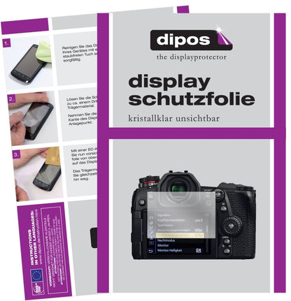 5x Schutzfolie klar für Panasonic Lumix G9 Display (2)