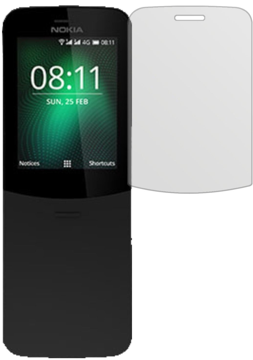 6x Schutzfolie matt für Nokia 8110 4G Display-Schu (2)