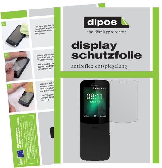 2x Schutzfolie matt für Nokia 8110 4G Display-Schu (1)