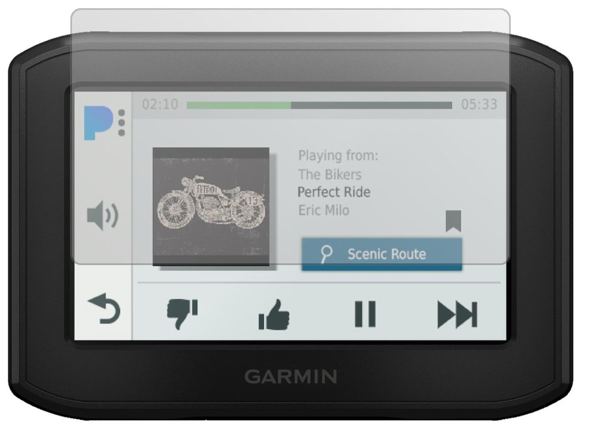 3x Schutzfolie matt für Garmin zumo 396 LMT Displa (2)