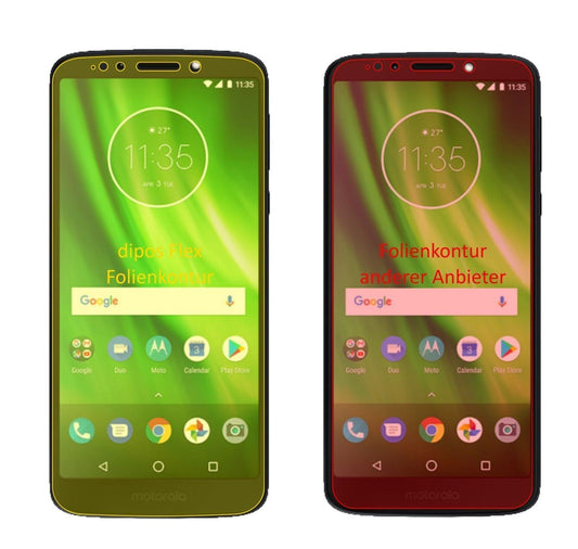 2x 3D Full Cover Schutzfolie für Lenovo Moto G6 Pl (1)