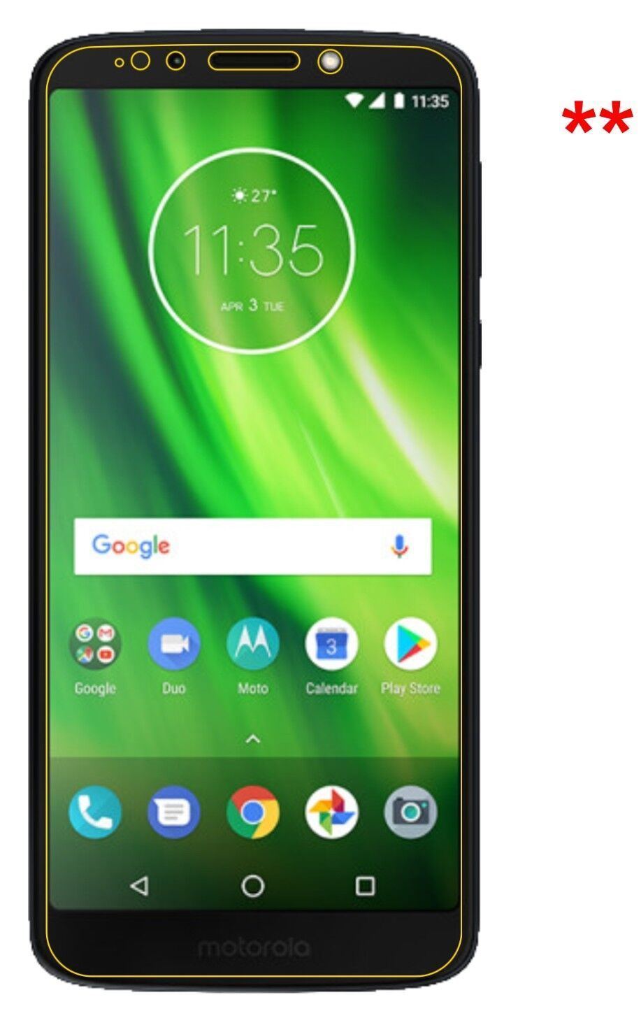 5x Schutzfolie matt für Lenovo Moto G6 Play Displa (6)