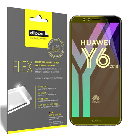 2x 3D Full Cover Schutzfolie für Huawei Y6 (2018) (2)