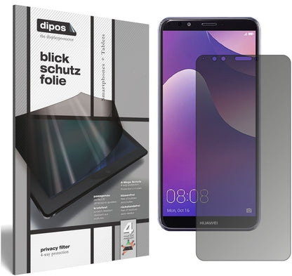Blickschutzfolie für Huawei Y7 (2018) matt Schutzf (1)