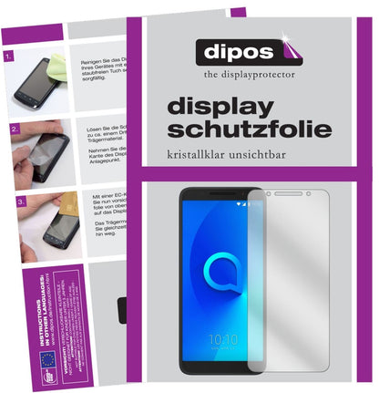 5x Schutzfolie klar für Alcatel 3 Display-Schutzfo (2)