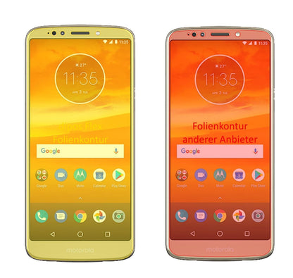 3x 3D Full Cover Schutzfolie für Motorola Moto E5  (2)