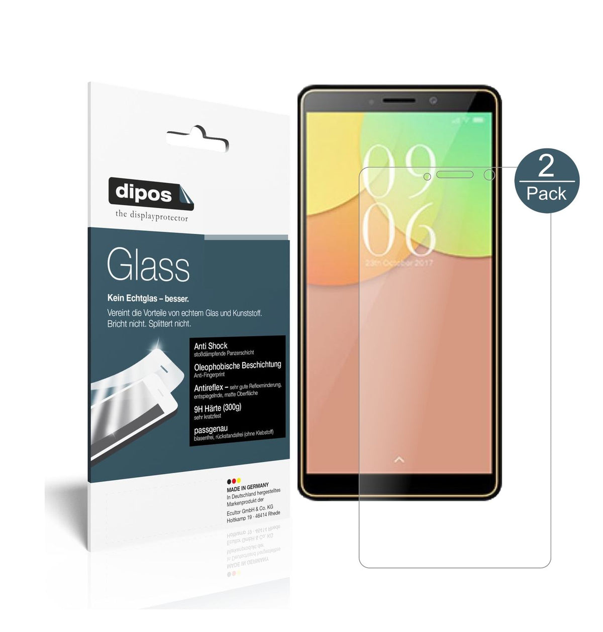 2x 9H Schutzfolie matt für Elephone A2 Panzerfolie (1)