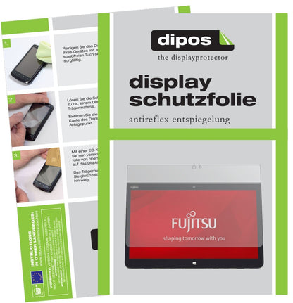 2x Schutzfolie matt für Fujitsu Stylistic Q736 Dis (1)