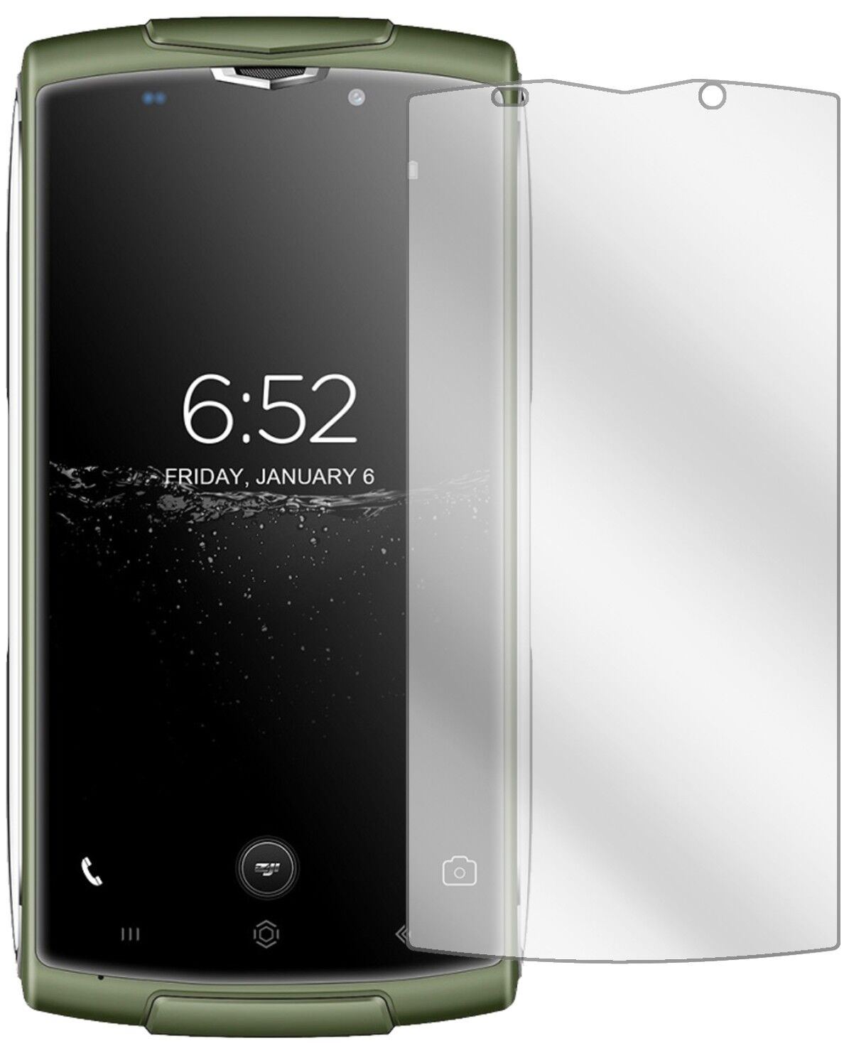 5x Schutzfolie klar für Homtom Zoji Z7 Display-Sch (1)