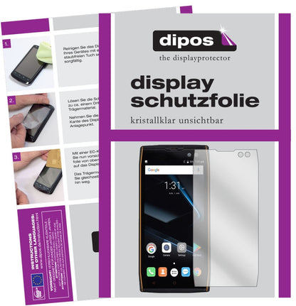 2x Schutzfolie klar für Doogee S50 Display-Schutzf (1)