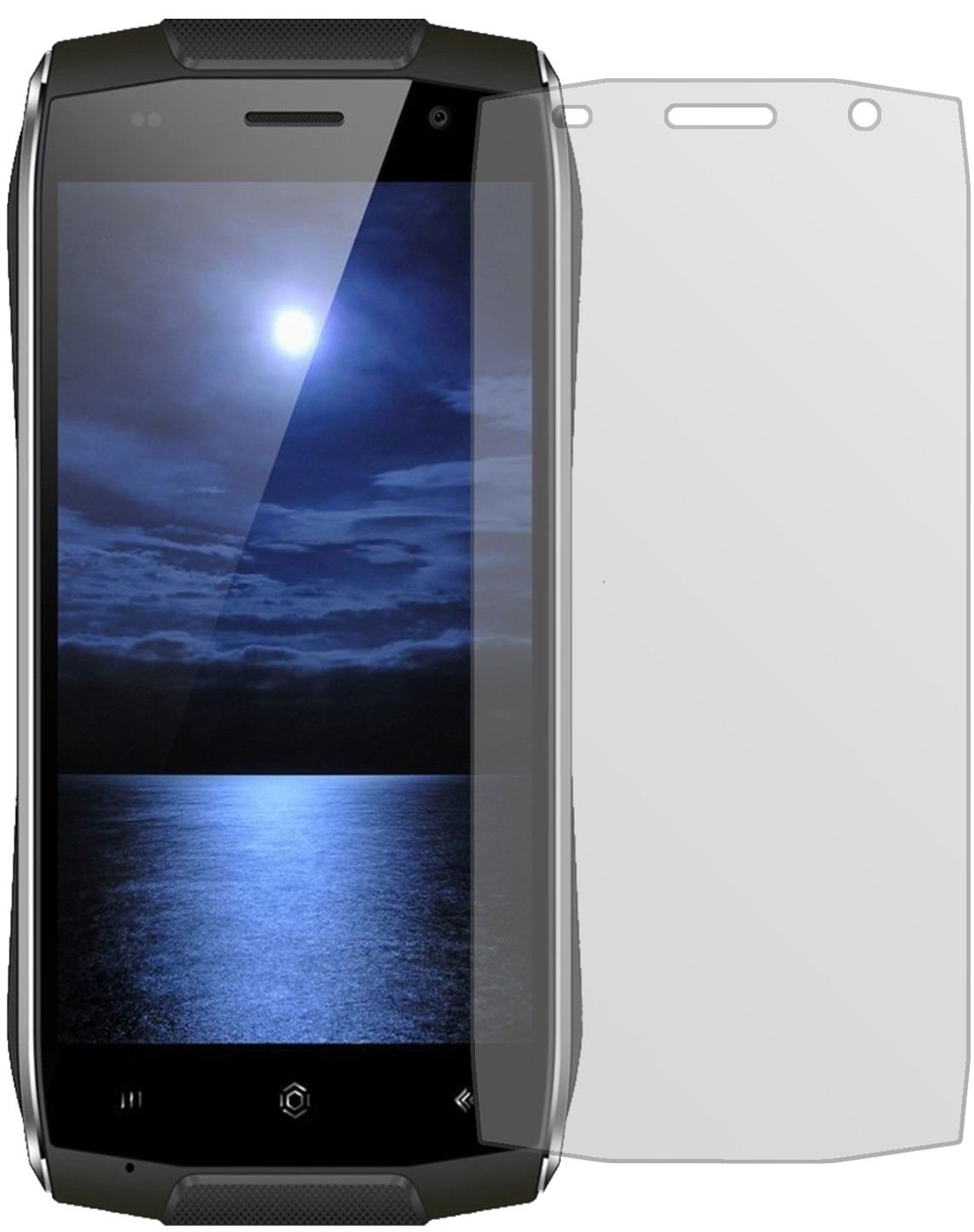 2x Schutzfolie matt für Homtom Zoji Z6 Display-Sch (2)