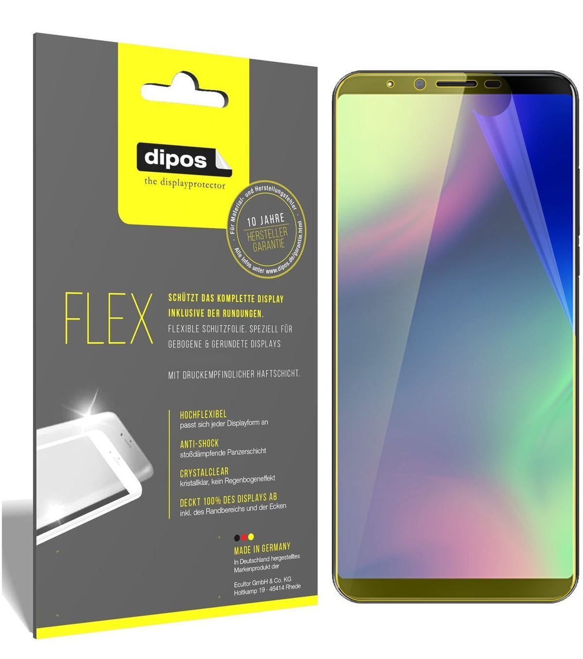 3x 3D Full Cover Schutzfolie für Cubot X18 Plus (1)