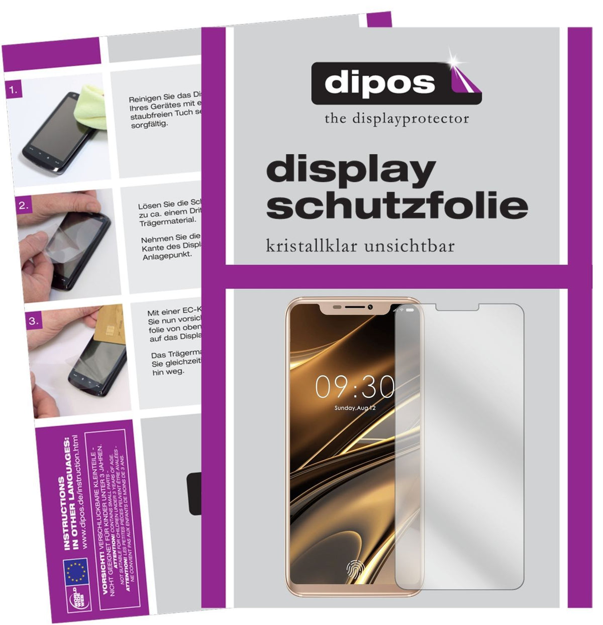 2x Schutzfolie klar für Doogee V Display-Schutzfol (1)