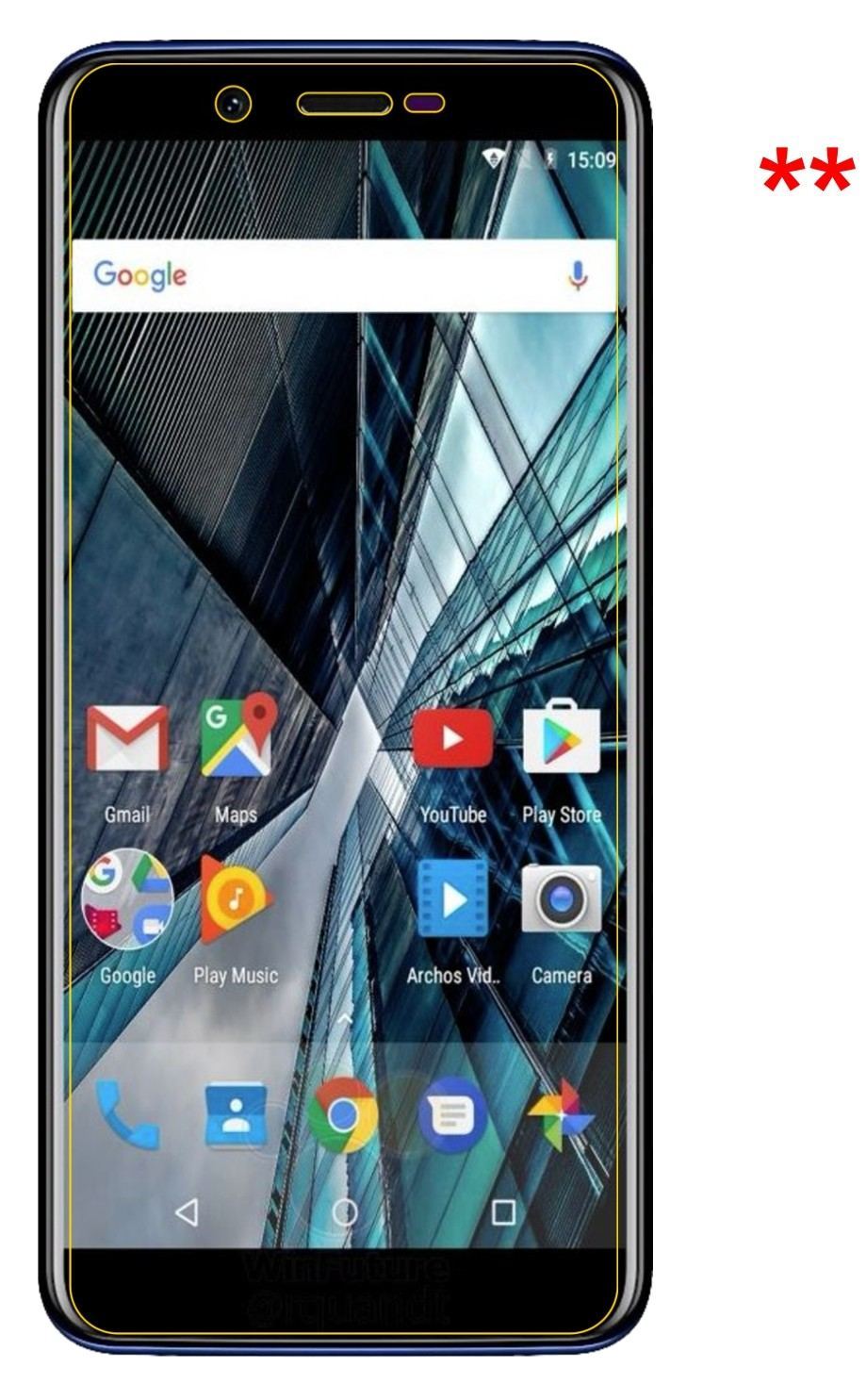 Blickschutzfolie für Archos Core 57S matt Schutzfo (5)