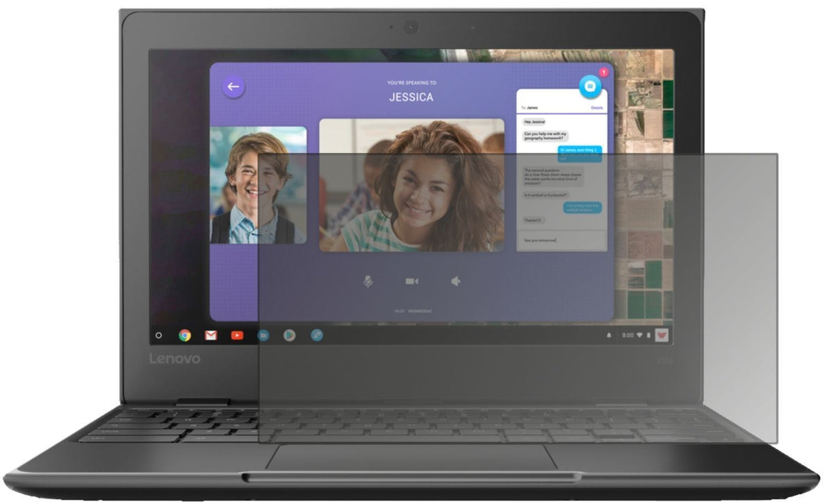 Blickschutzfolie für Lenovo 100e Chromebook matt S (1)