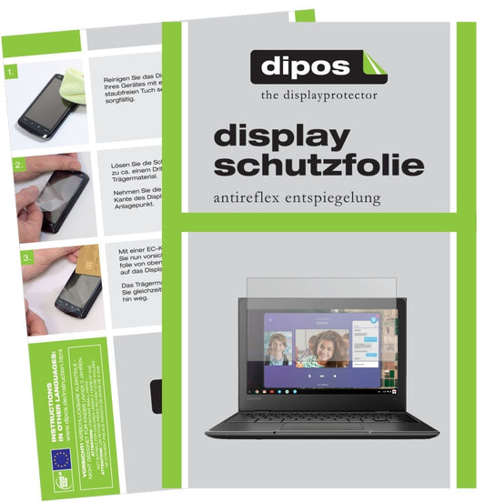 2x Schutzfolie matt für Lenovo 100e Chromebook Dis (1)
