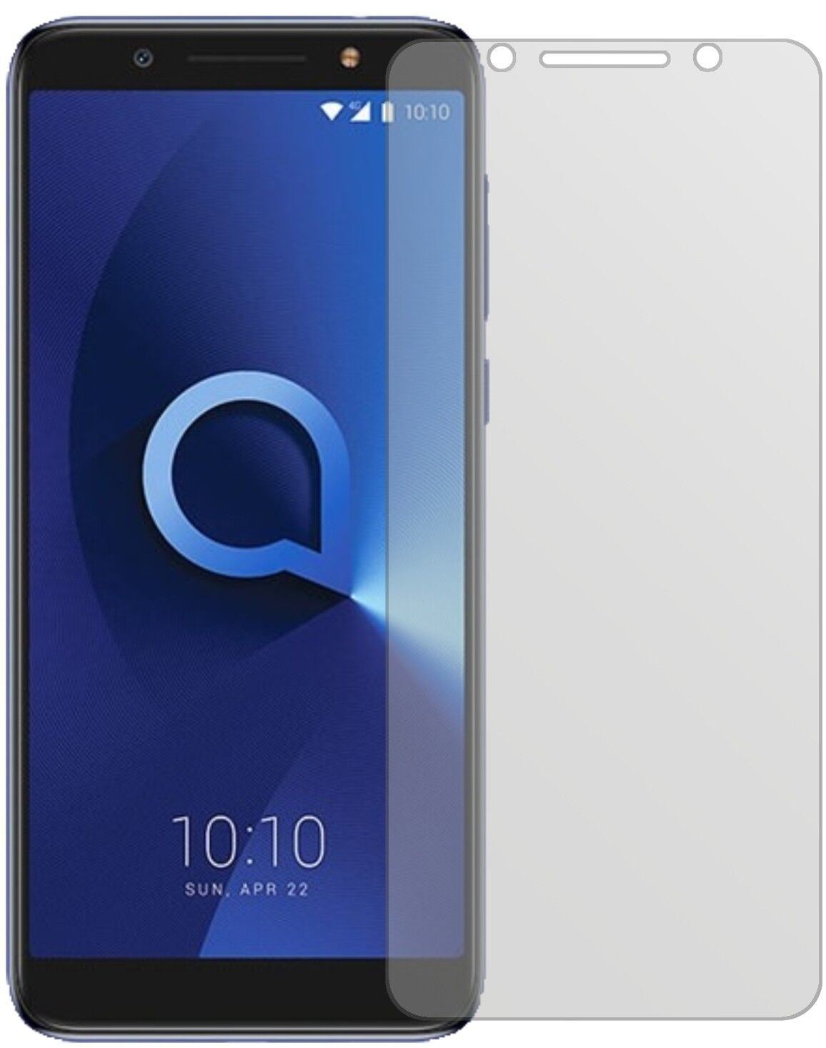 5x Schutzfolie matt für Alcatel 3X Display-Schutzf (1)