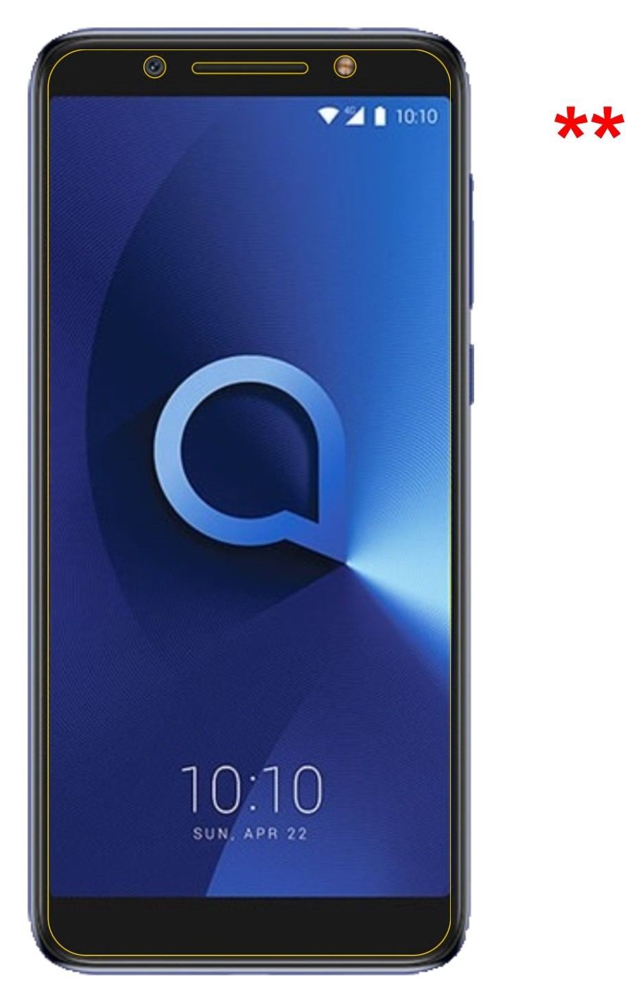 2x Schutzfolie klar für Alcatel 3X Display-Schutzf (5)