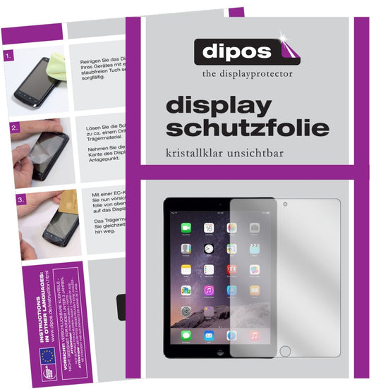 2x Schutzfolie klar für Apple iPad (2018) Display- (1)