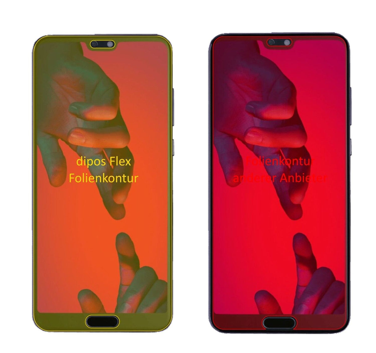 2x 3D Full Cover Schutzfolie für Huawei P20 Pro (1)