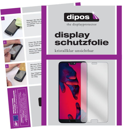 5x Schutzfolie klar für Huawei P20 Display-Schutzf (2)