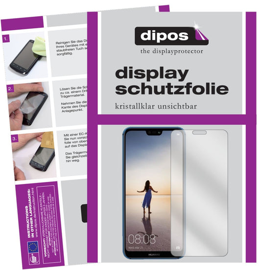 4x Schutzfolie klar für Huawei P20 Lite Display-Sc (1)