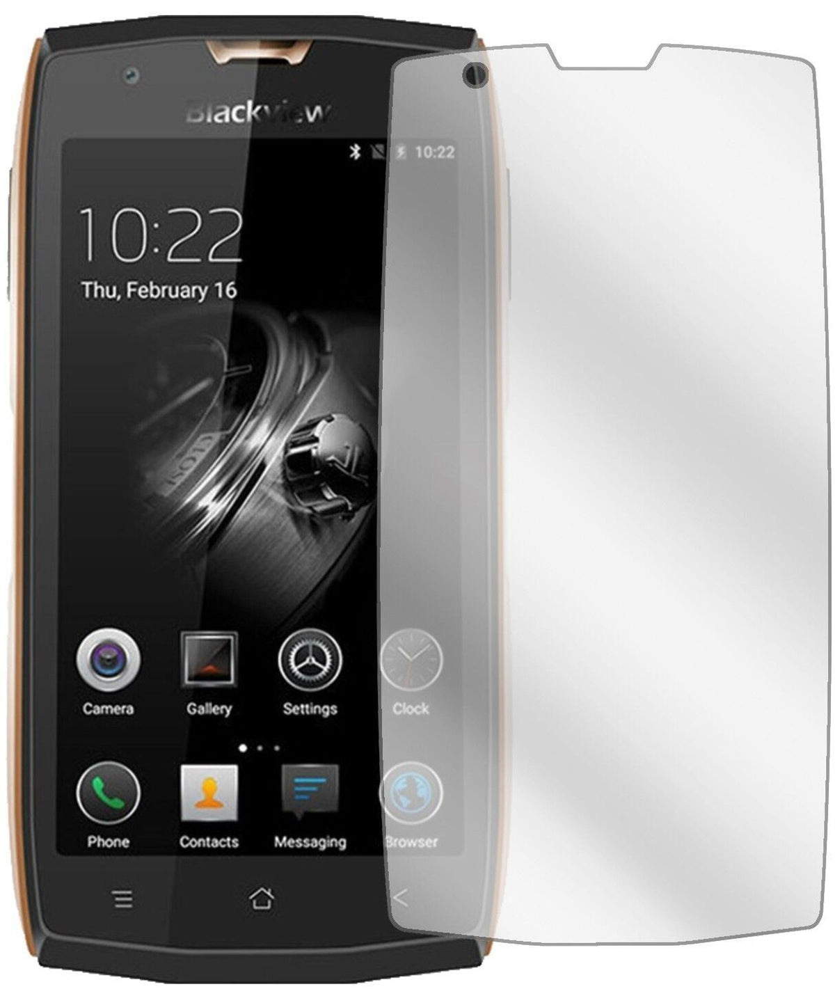 1x Schutzfolie klar für Blackview BV7000 Display-S (1)